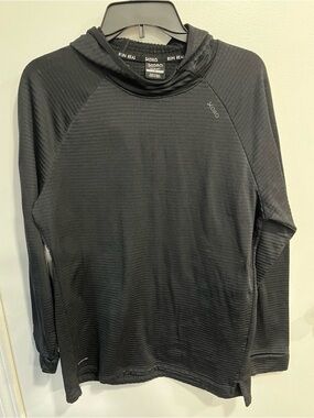 Skora Men's Black Crewneck Thermal Hoodie Sweater